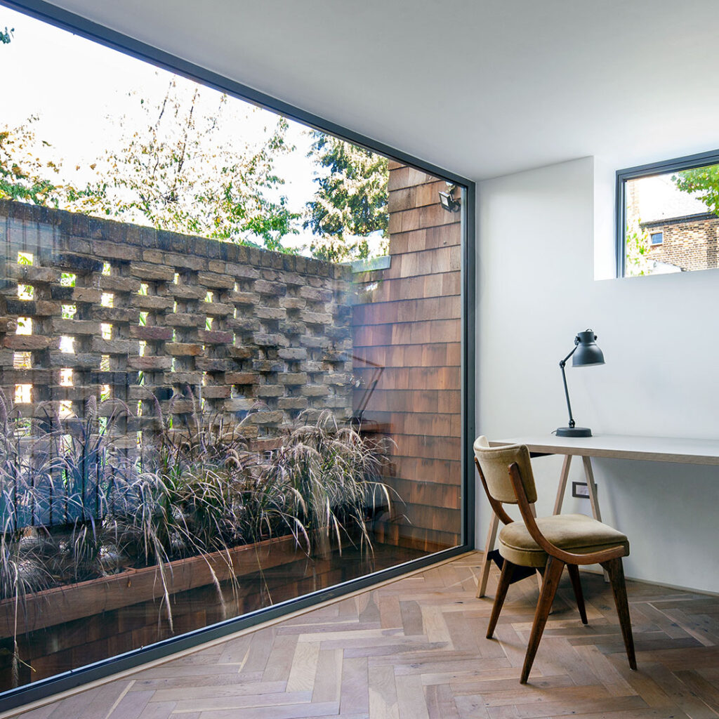 Open-plan living space property refurbishment in Chigwell
