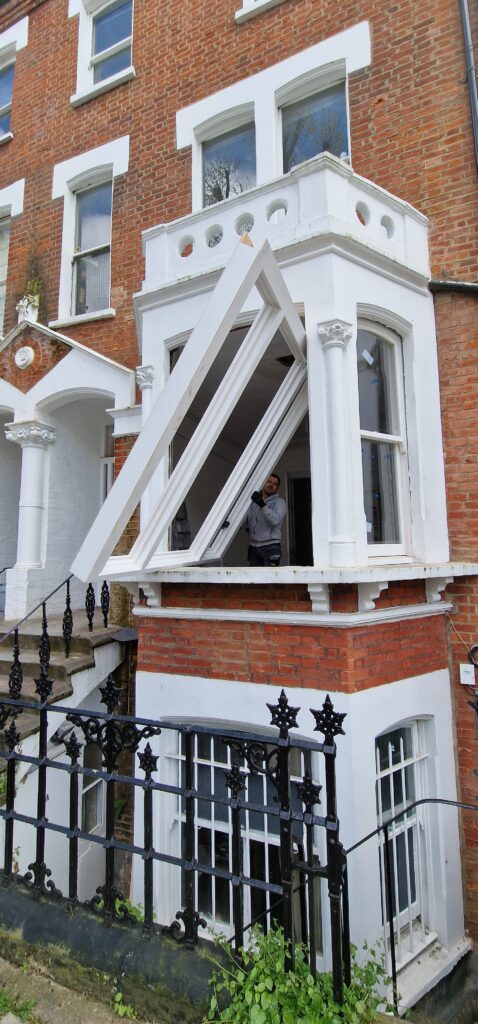 Traditional bay window replacement and installation by expert builder in Essex