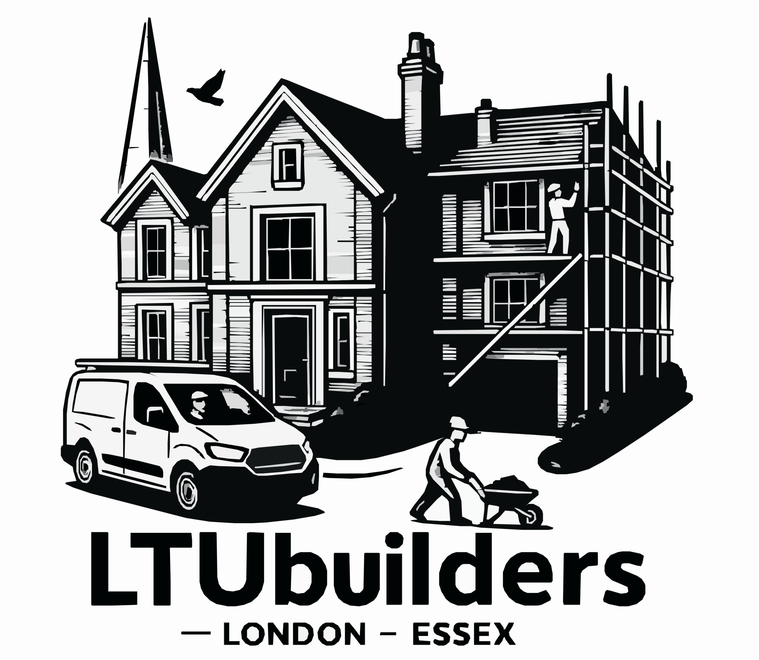 LTUbuilders- construction company logo